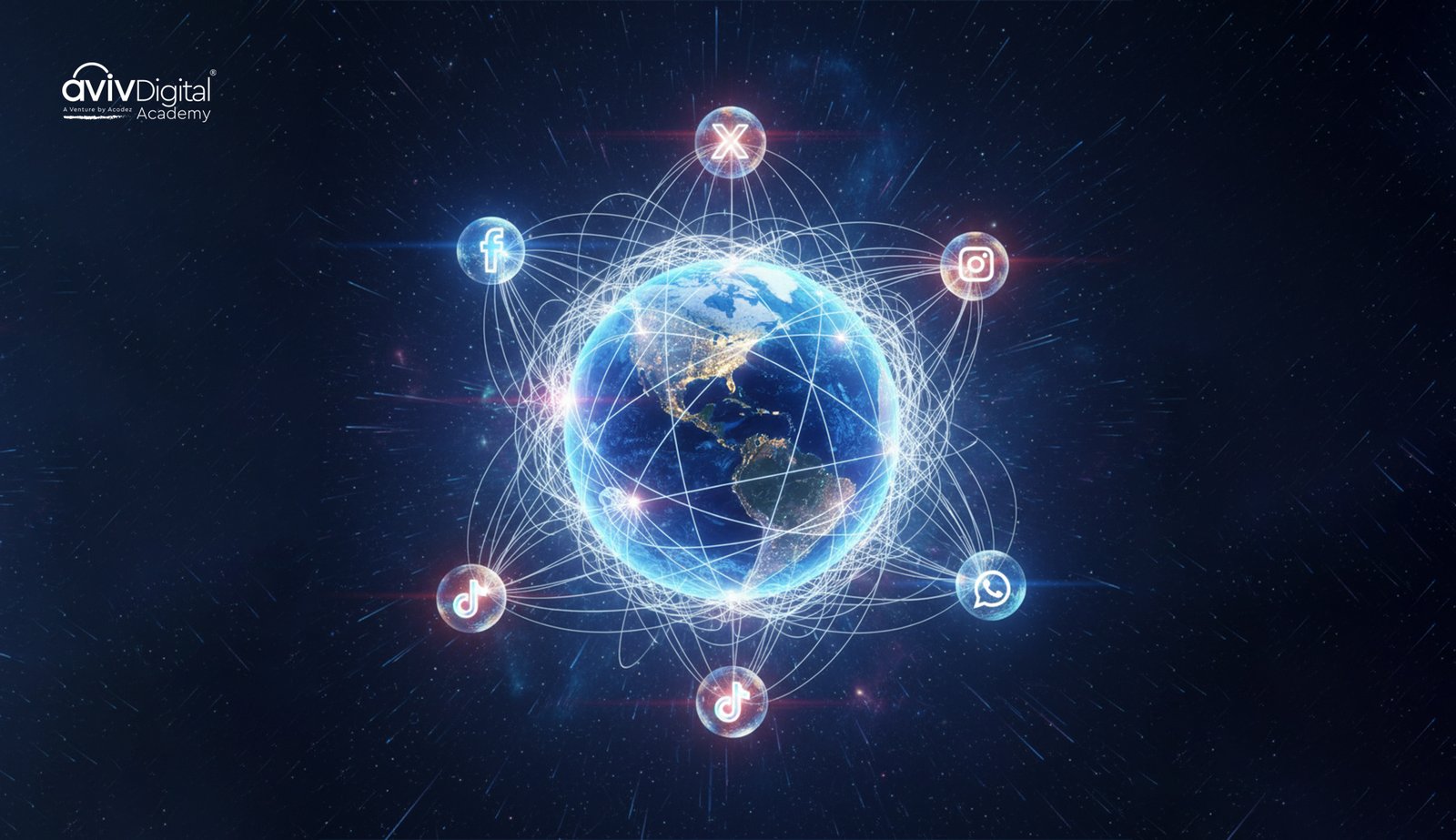 Global connectivity and communication through social media platforms