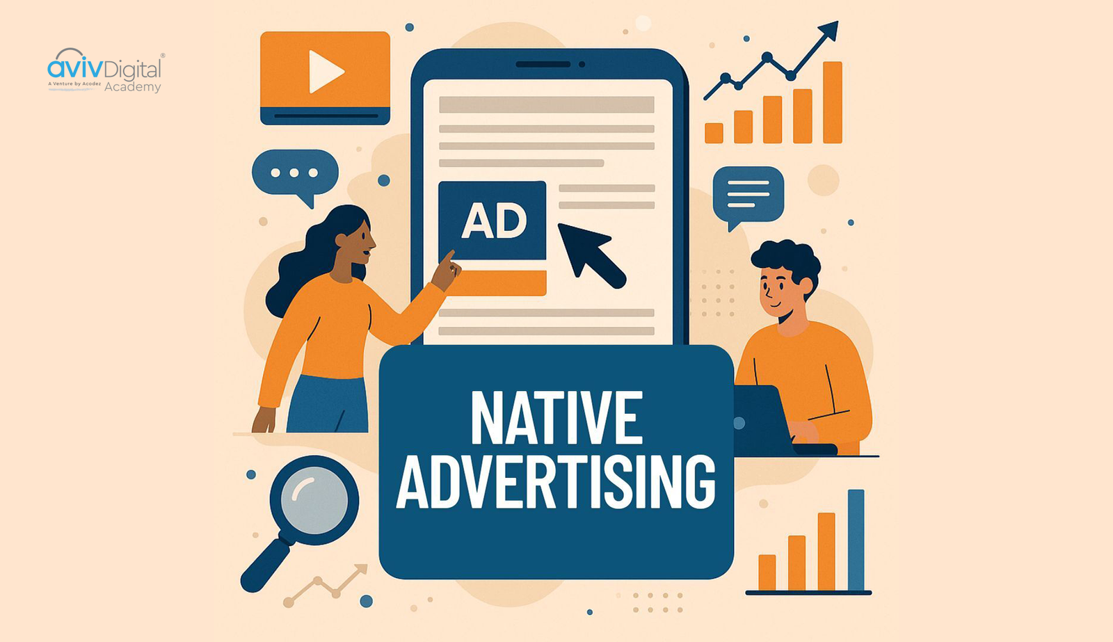 Native Advertising Illustration