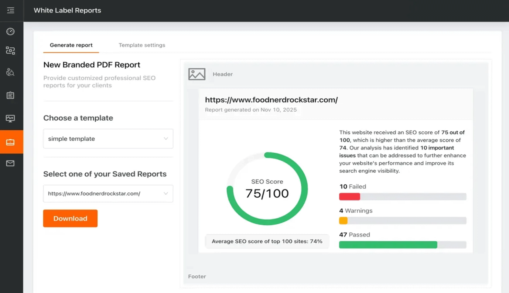 white-label-seo-report
